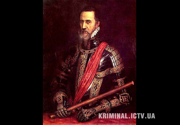 Тіціан Вечелліо. Портрет дона Фернандо Альвареса толедського, герцога Альби. 1582