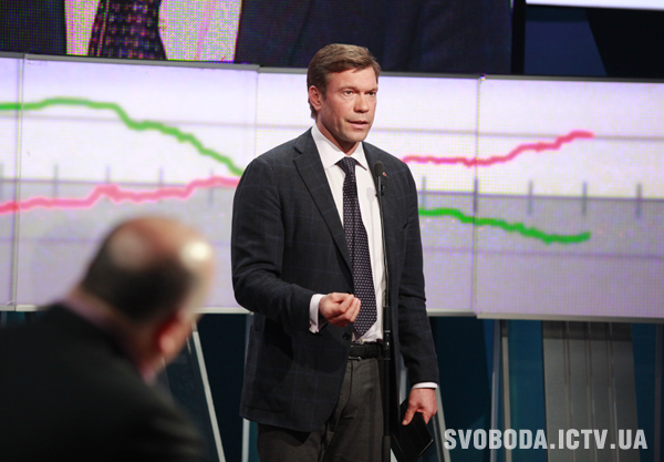 Олег Царьов у студії "Свободи слова"