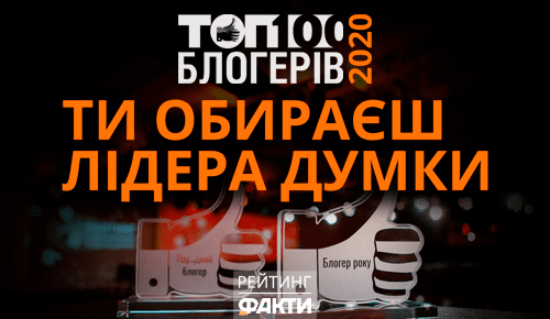 Стартувало голосування ТОП-100 блогерів України 2020
