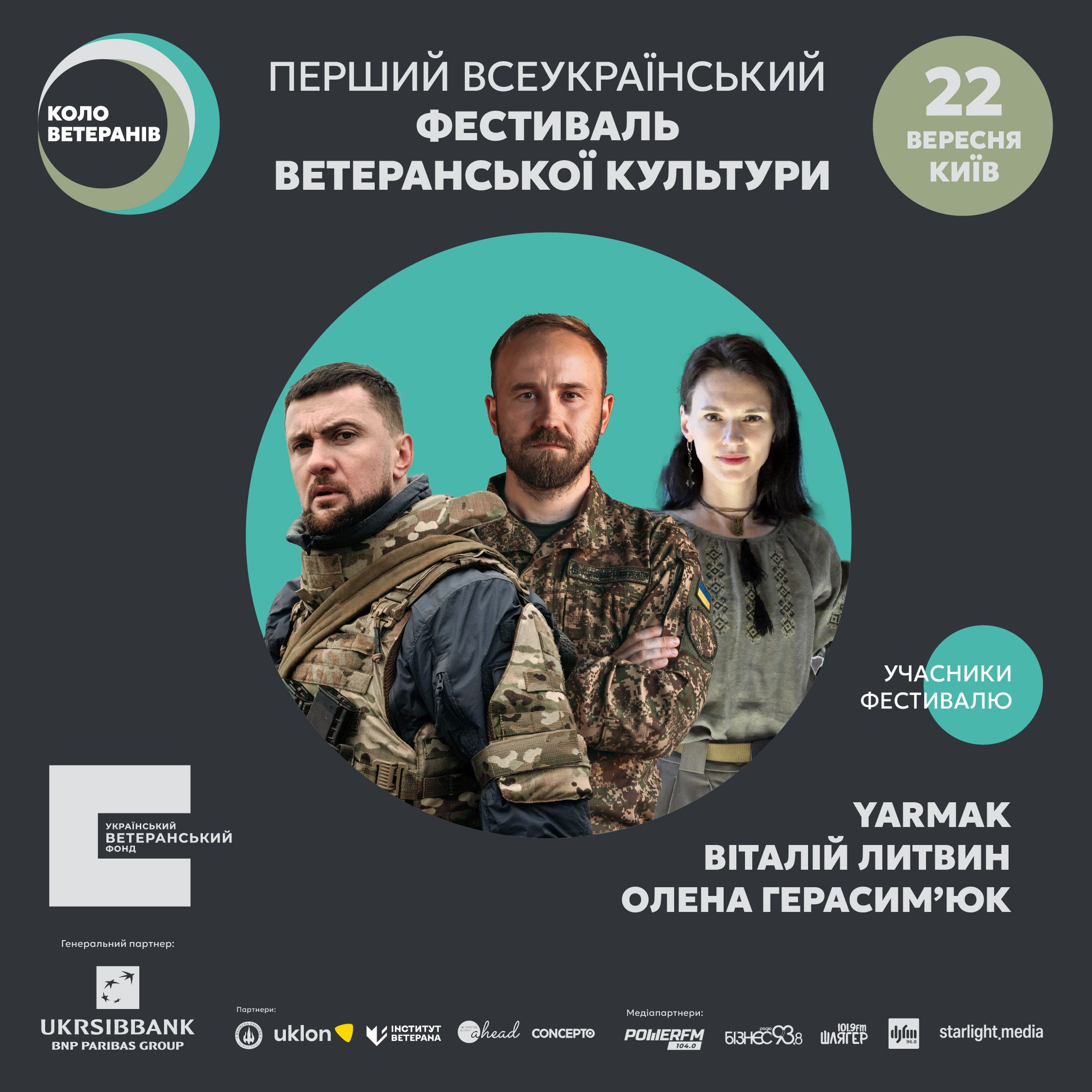 Фестиваль єдності та підтримки: в Україні пройде всеукраїнський фестиваль ветеранської культури