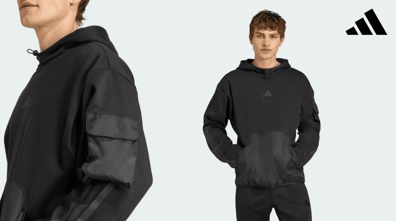 Чоловічі худі adidas: топова база на every day!