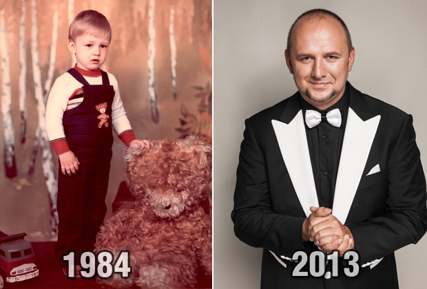 Потап в детстве и сегодня