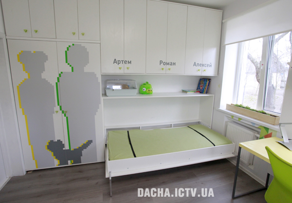 Дизайн дитячої кімнати для трьох хлопчиків
