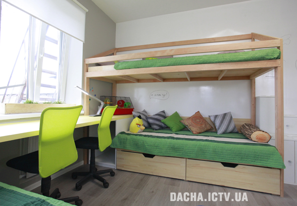 Дизайн дитячої кімнати для трьох хлопчиків